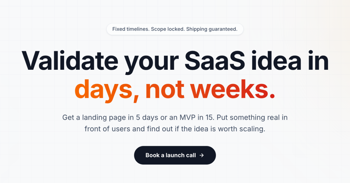 SUPRLaunch | Launch better, ship faster.